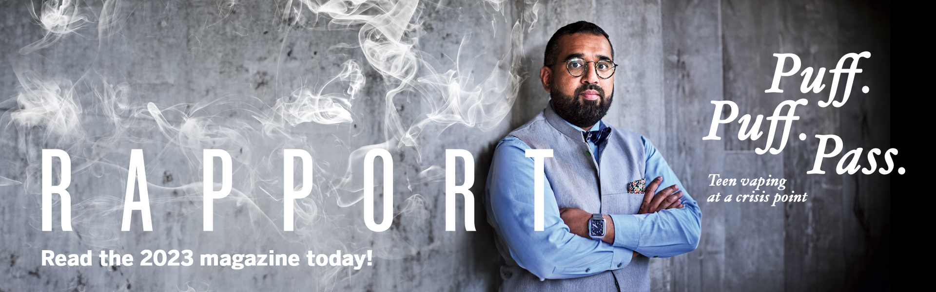 Researcher Jibran Khokhar is tackling the issue of teen vaping